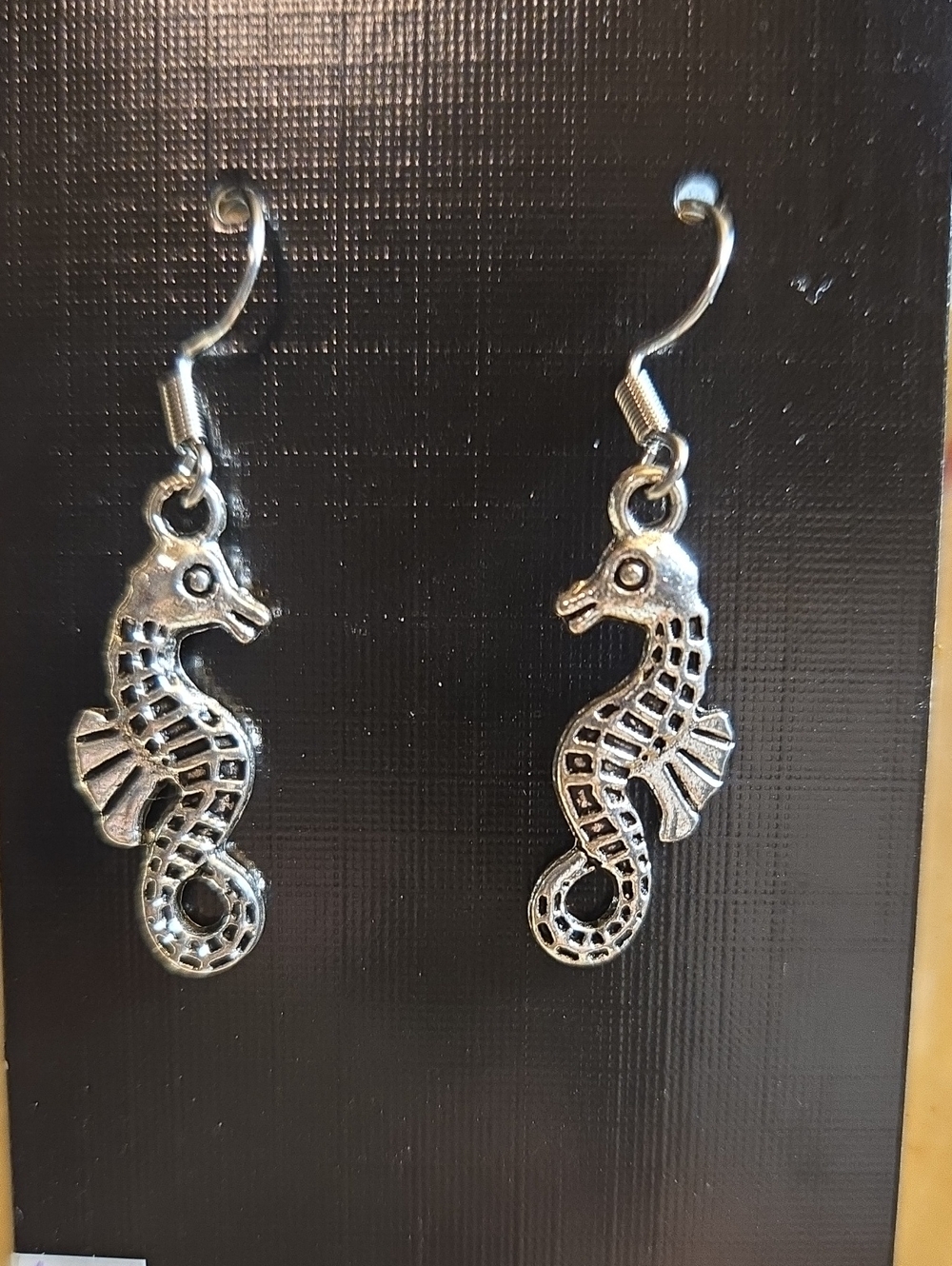 Seahorse Drop Earrings - Silver Tone Women Jewelry